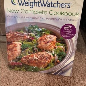 Weight Watchers Healthy Recipes Cookbook with Green Accents